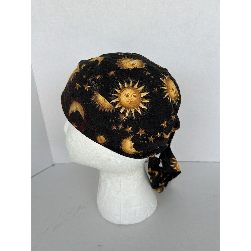 Vintage DesignWraps Total Wrap Biker Skull Cap Celestial Sun Moon Stars USA